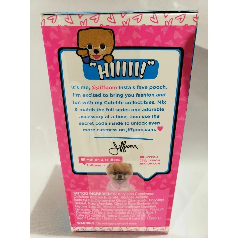 NEW Jiffpom Cutelife Collectibles Series 1 Pomeranian dog STUDY DATE CUTE Figure